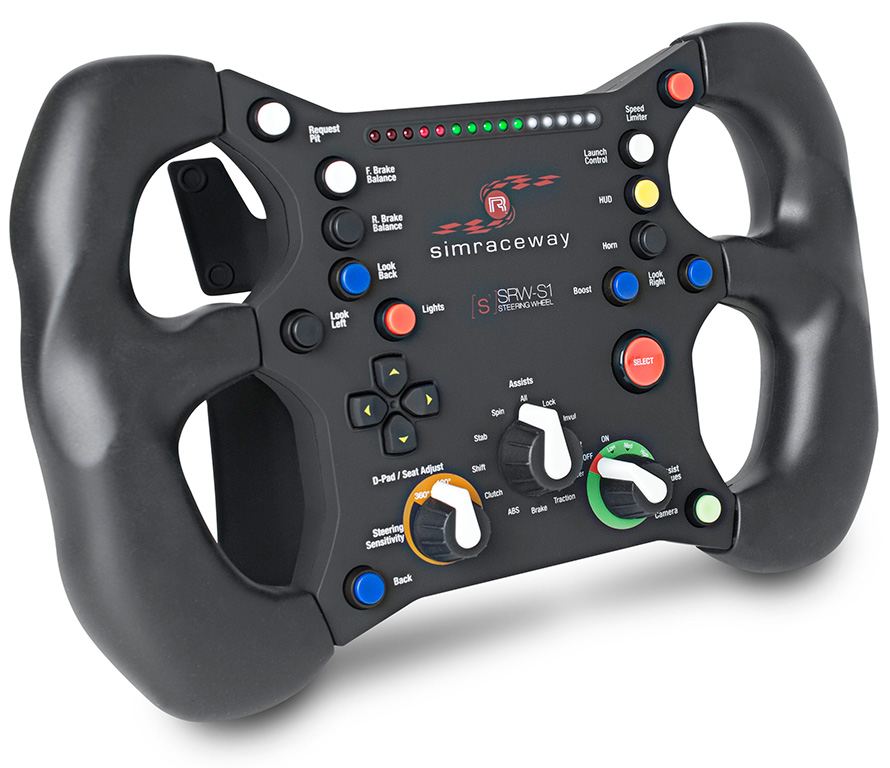 Simraceway SRW-S1: Profesionální volant F1 od SteelSeries řízený gyroskopem