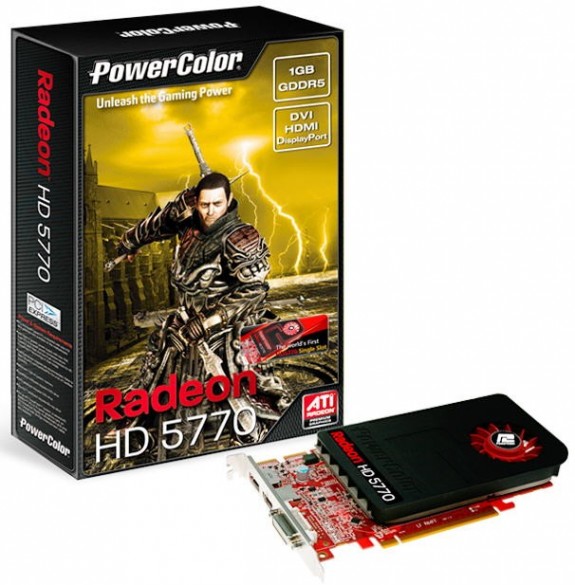 PowerColor se chlubí jednoslotovým Radeonem HD 5770