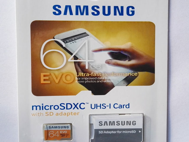 Samsung Evo 64 GB Class 10 UHS-I