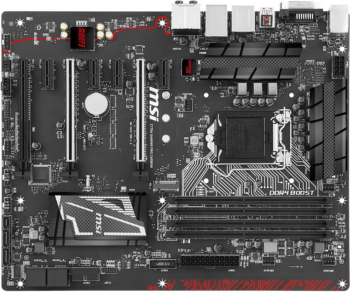 Základní deska MSI Z170A GAMING PRO CARBON