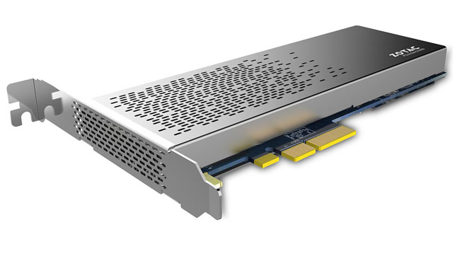 Zotac přidává do své nabídky špičkové NVMe PCIe SSD Sonix s přenosovou rychlostí až 2600 MB/s