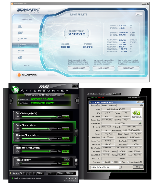 GeForce GTX 580 na 1 GHz - hračka