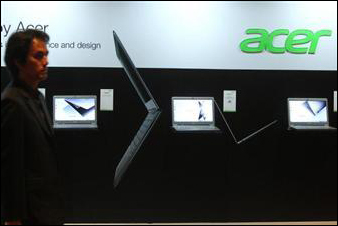 Acer prý připravuje patnáctipalcový ultrabook