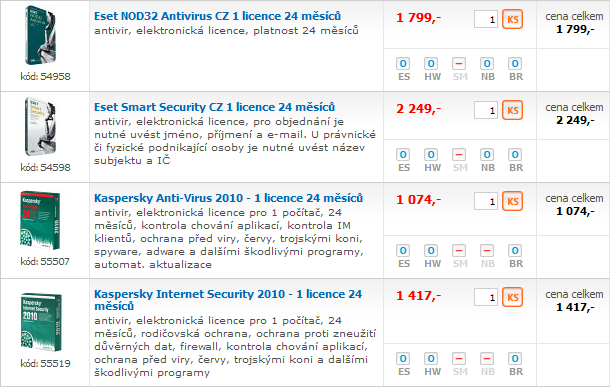 Doporučené sestavy a monitory – srpen 2010