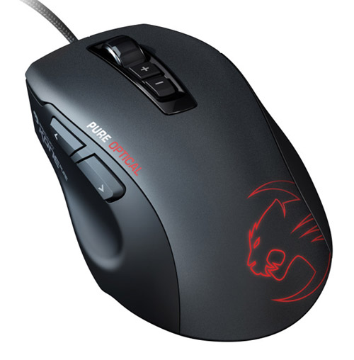 ROCCAT Kone Pure Optical myš a podložka pod myš Sence Meteor Blue jsou nyní k dispozici