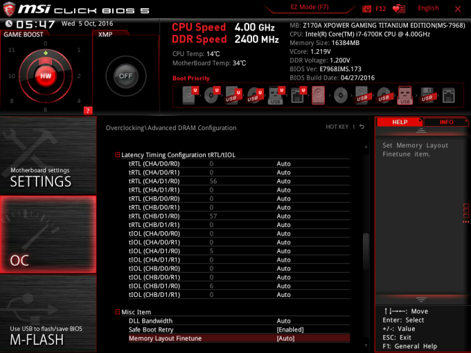 Skylake a MSI Z170A XPOWER Gaming Titanium Edition