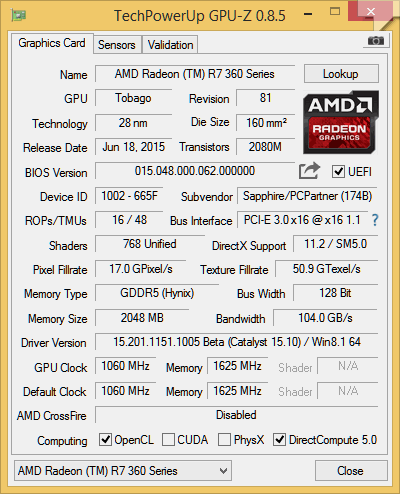 Test Sapphire R7 360 NITRO: vstupenka do herního světa