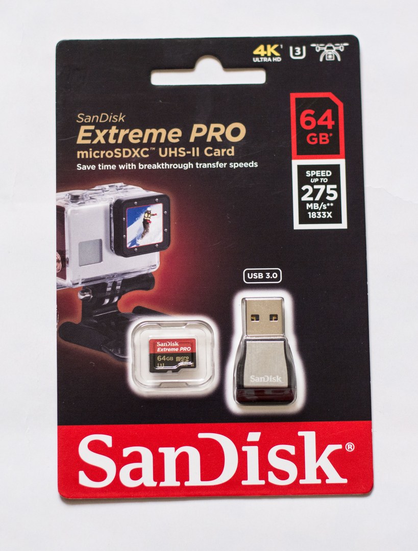 Test 64GB karet SD: 4× SDXC a 10× MicroSDXC 