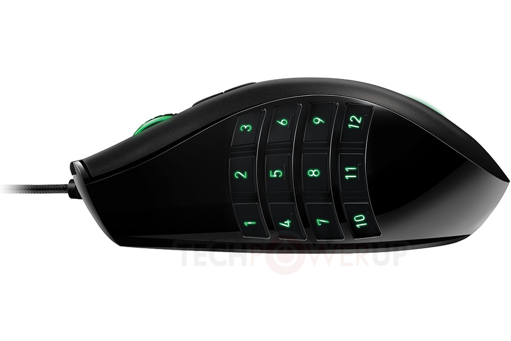 Razer vylepšil herní myš Naga se 17 tlačítky