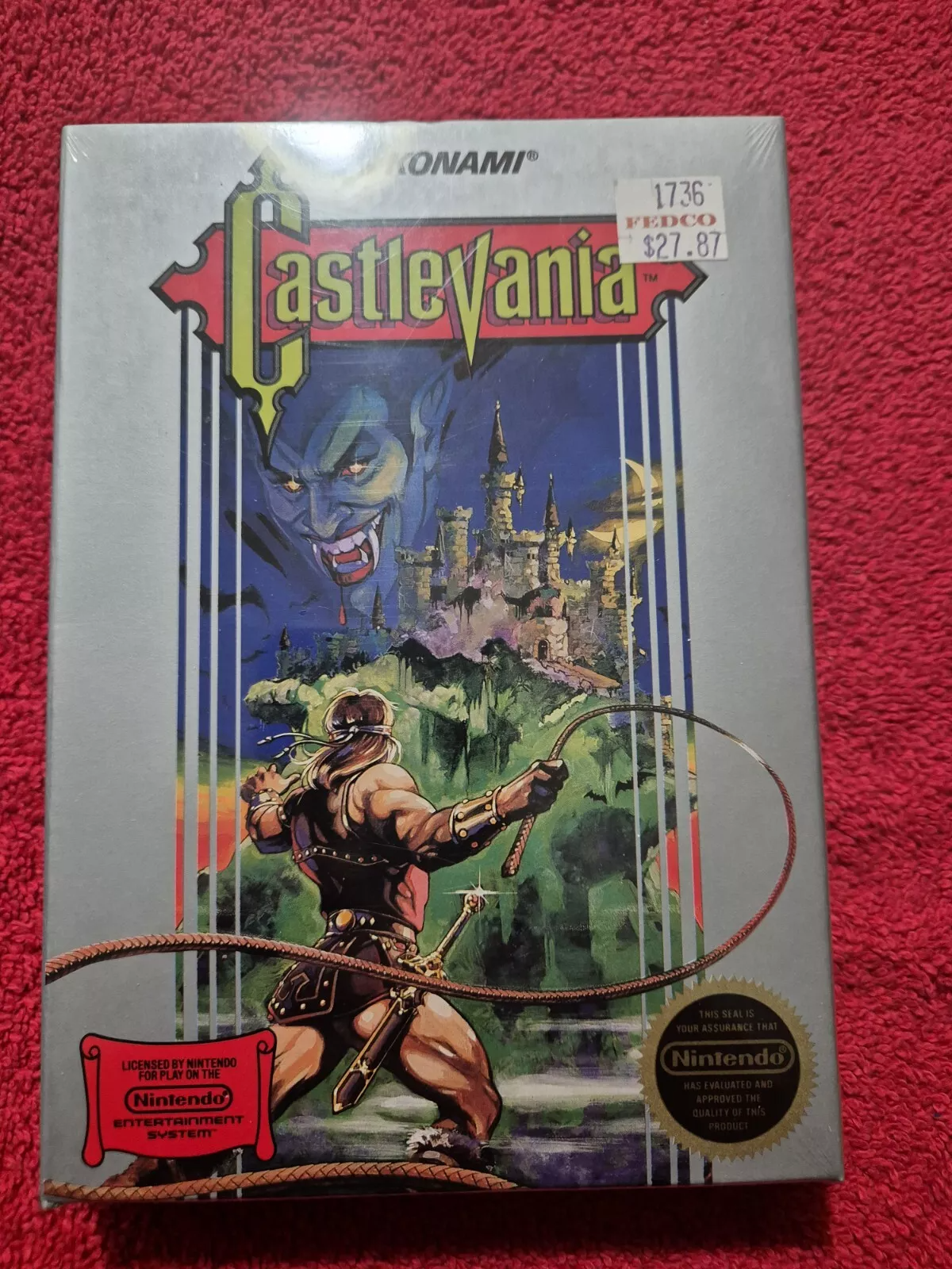 Sběratel zaplatil 90 000 dolarů za originální hru Castlevania pro NES