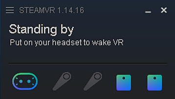 SteamVR musí vypadat takhle