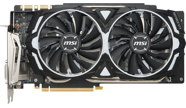 MSI odhalilo specifikace grafik GeForce GTX 1080 Ti Armor a Aero