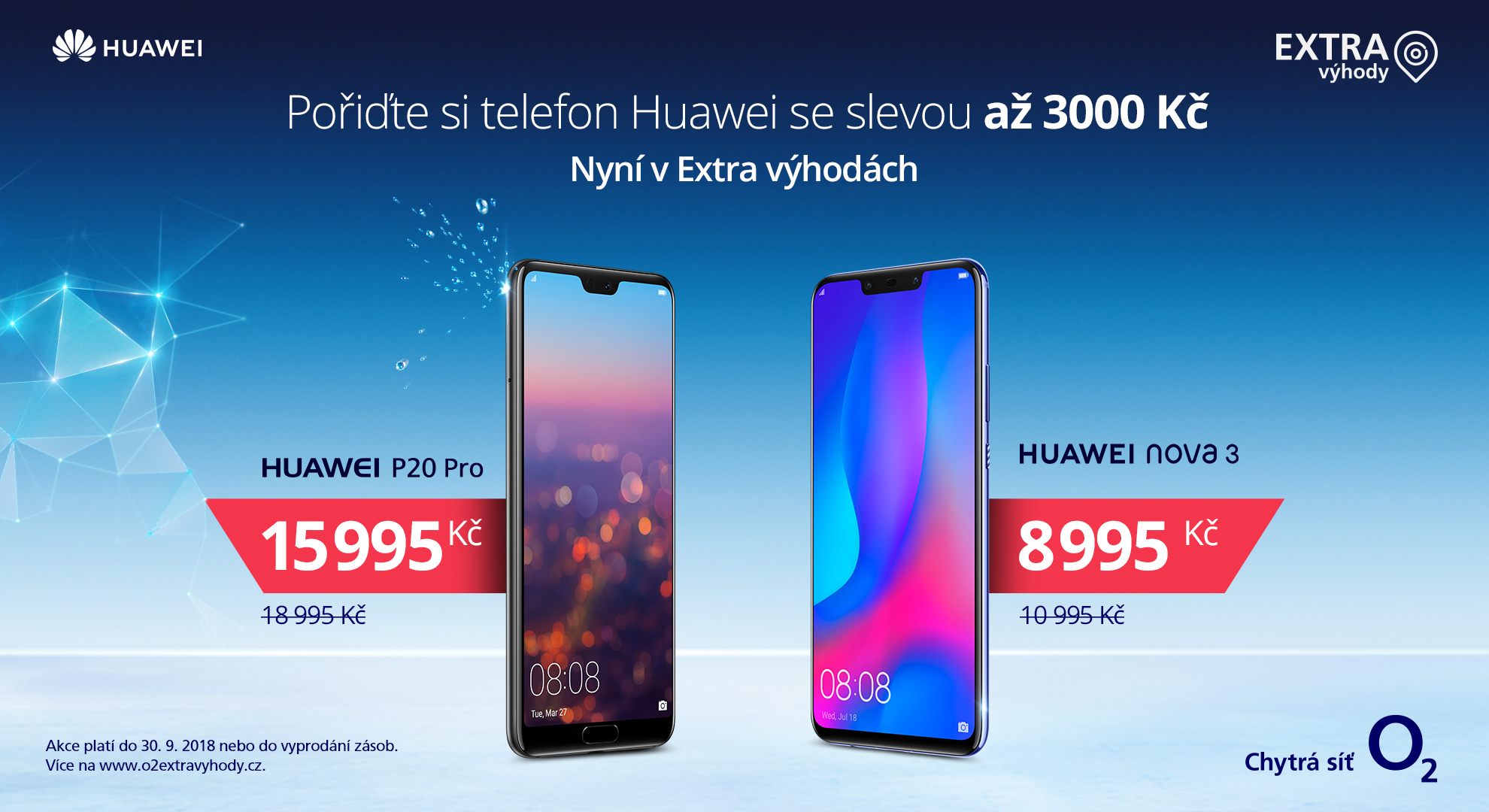 Huawei Nova 3 za necelých devět tisíc? V září pouze u O2!