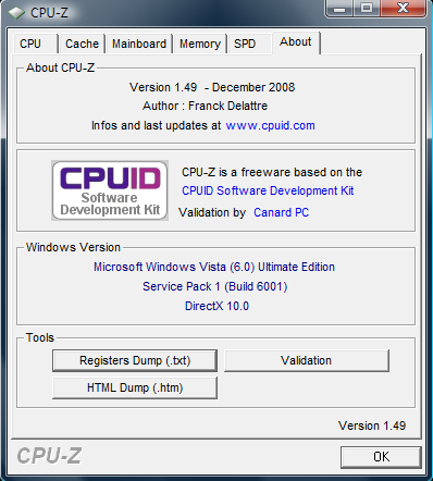 Stahujte CPU-Z 1.49