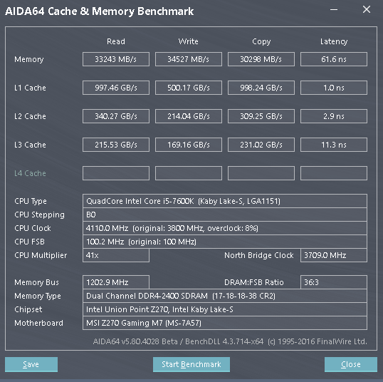 Core i5-7600K: odemčené čtyřjádro Kaby Lake v testu 