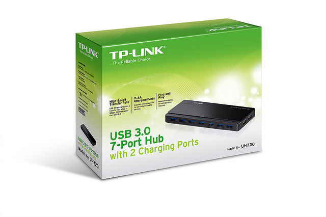 Firma TP-LINK uvedla na náš trh nový sedmiportový USB rozbočovač UH720