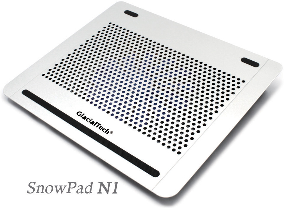 GlacialTech SnowPad N1 a H2: sněhobílé chladící podložky pod notebook