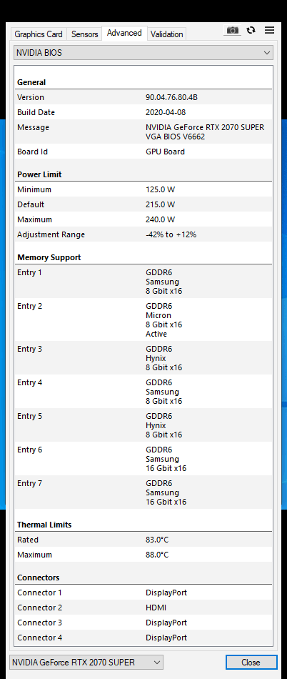 KFA2 GeForce RTX 2070 Super EX (1-Click OC) v testu