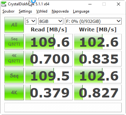 Velký srovnávací test 1TB externích disků pro USB 3.0