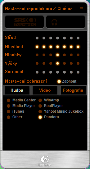 Logitech Z Cinéma - Basy tvrdí muziku