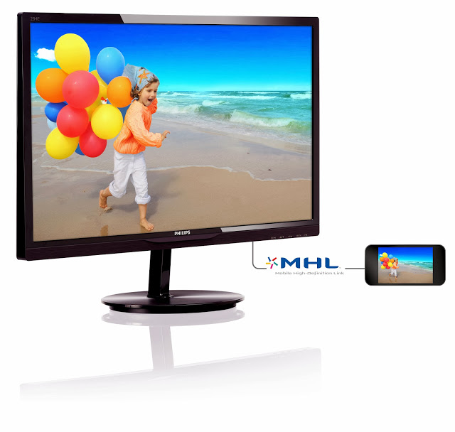 Philips 284E5QHAD: 28palcový MVA monitor s MHL konektiviou