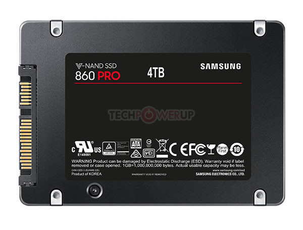 Samsung na svých stránkách odhalil 4TB SSD série 860 Pro