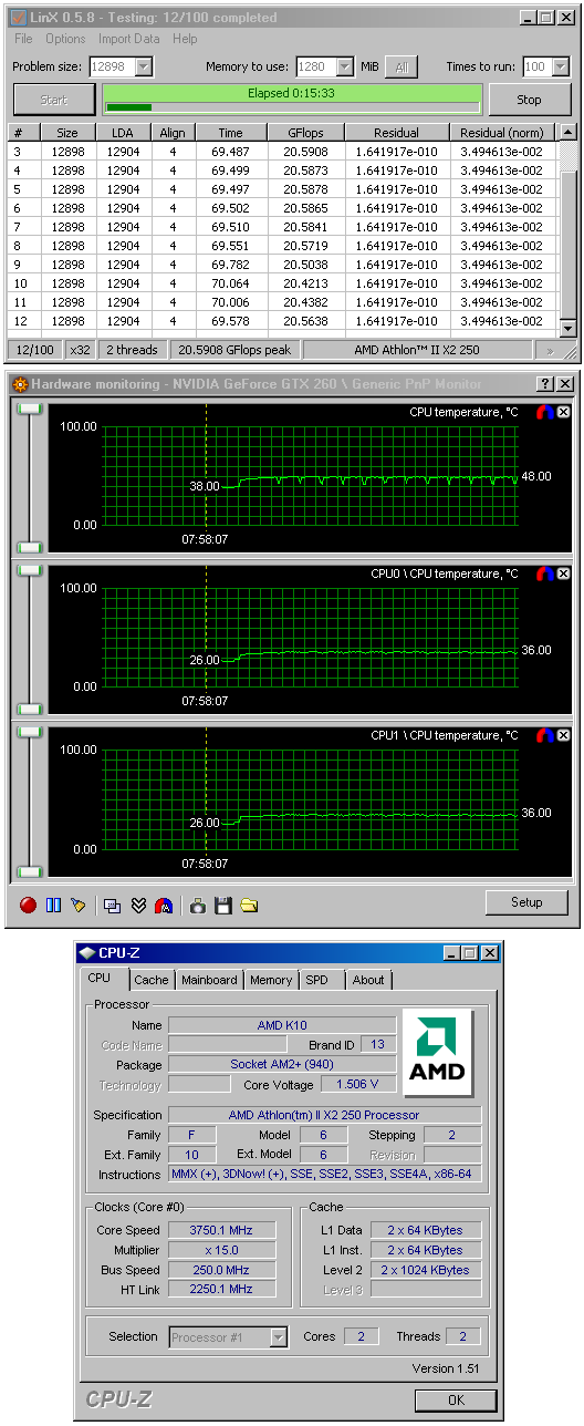 Test nováčků: Athlon II X2 250 a Phenom II X2 550 BE