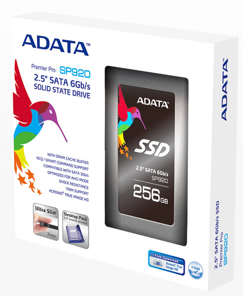 ADATA vydává novou sérii SSD disku nazvanou Premier Pro SP920
