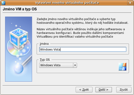 VirtualBox aneb Windows Vista v Linuxu