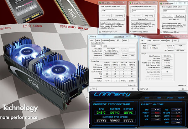 Extrémně rychlé DDR3 paměti