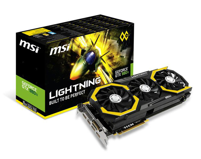 MSI odhalilo podobu grafické karty GeForce GTX 980 Ti v OC provedení Lightning