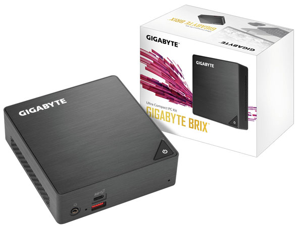 Gigabyte odhalil nová mini-PC Brix s 8. generací procesorů Intel Core