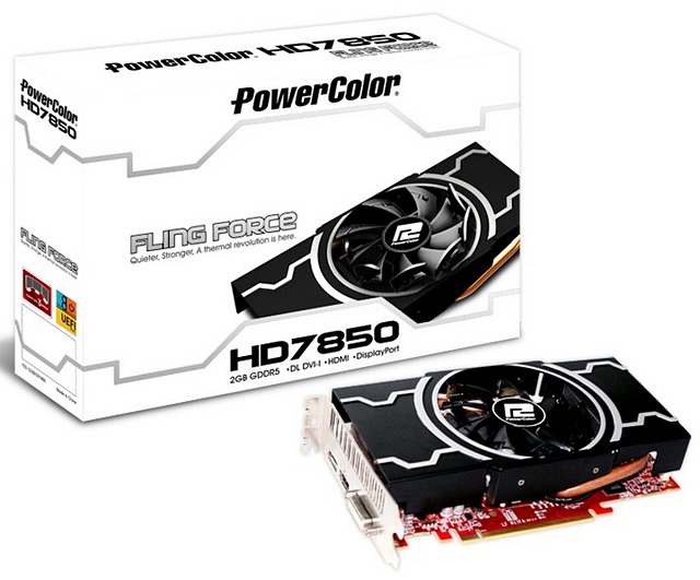 PowerColor představuje HD 7850 Fling Force Edition