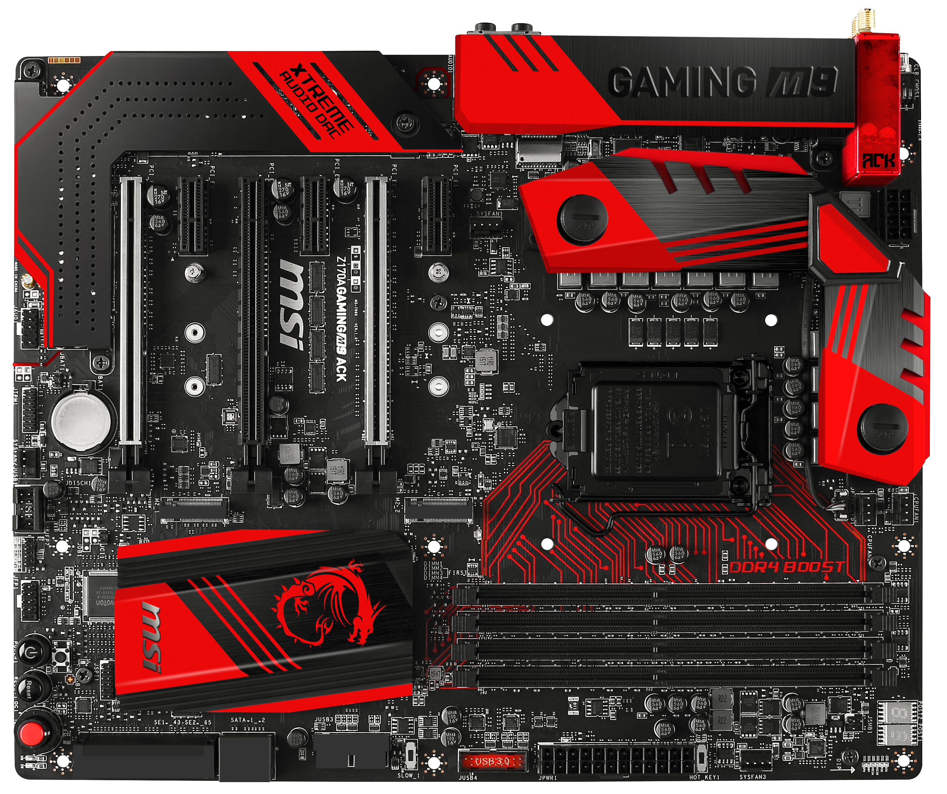 MSI Z170A Gaming M9 ACK: Deska pro nadšence a hráče