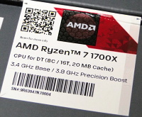 3× AMD Ryzen 7: procesory 1800X, 1700X a 1700 v testu 