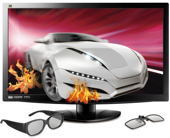 ViewSonic začal v ČR prodávat 3D monitor V3D231 s FPR