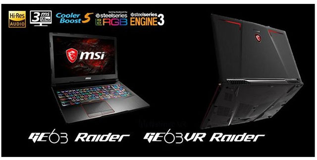 MSI uvádí na trh dva nové herní notebooky řady Raider se 120Hz displeji