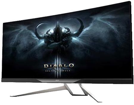 Acer připravuje 34" herní monitor se zakřiveným displejem podporou G-SYNC a obnovovací frekvencí 144 Hz