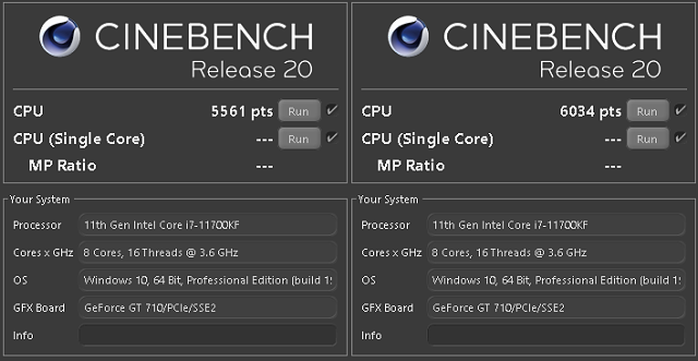 Intel Core i9–11900K a Core i7–11700K v testu