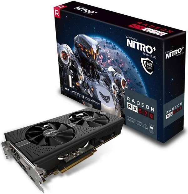 Grafická karta AMD Radeon RX 570 - Sapphire Radeon NITRO+ RX 570