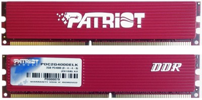 Patriot DDR500 + shrnutí vlastností testovaných 1GB modulů