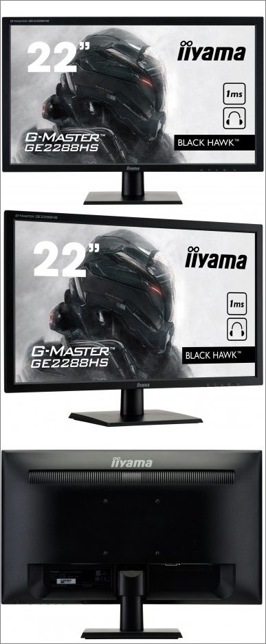 iiyama G-MASTER GE2288HS Black Hawk: Monitor pro šetřivé hráče