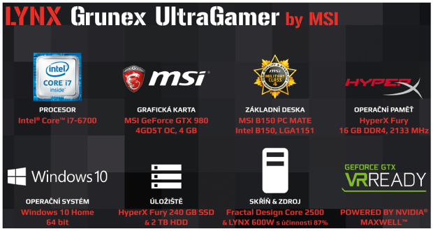 Testy herních sestav za 40 tisíc: LynX Grunex UltraGamer 