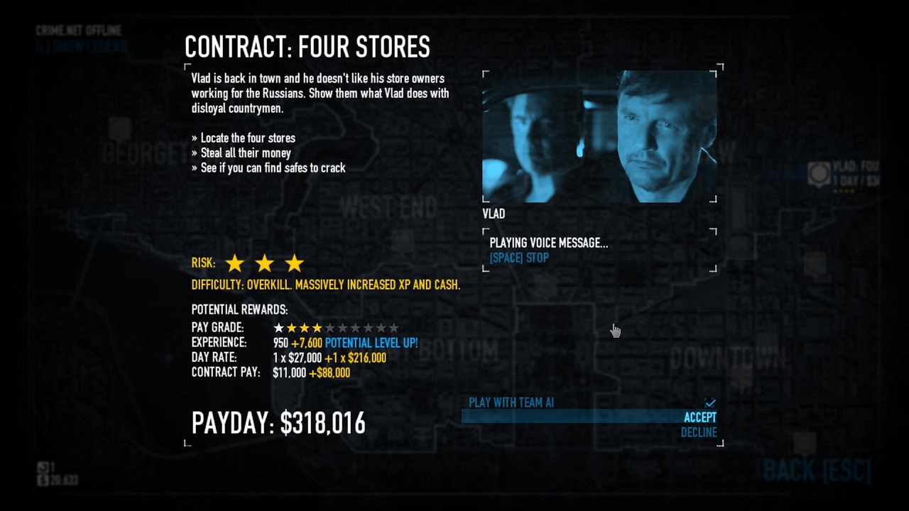 Recenze Payday 2 – super multiplayer, ale bídné zpracování