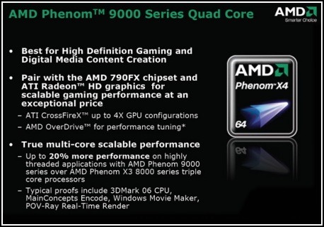 AMD Phenom X4 9850 Black Edition: 3GHz? žádný problém!