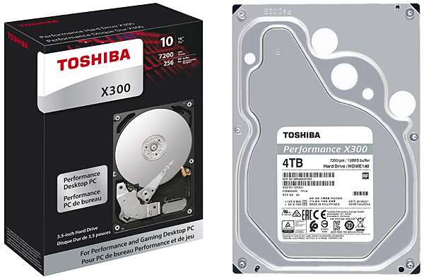 Pevný disk Toshiba X300 - 4 TB