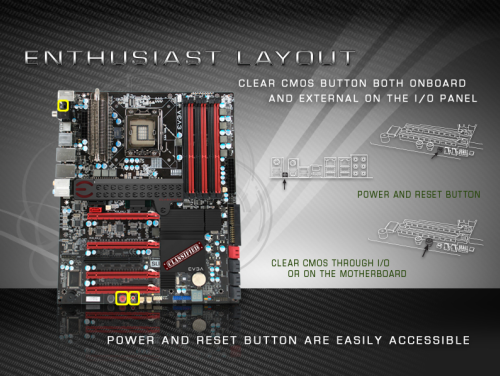 EVGA X58 Classified - Majstrštyk pro taktování Core i7