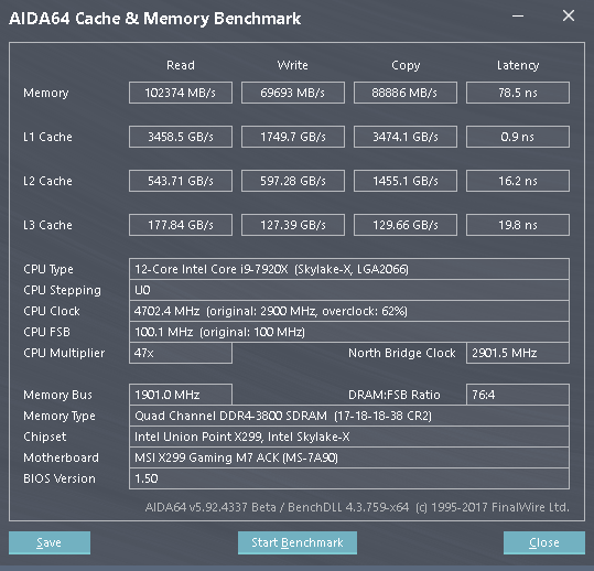 Intel Core i9-7920X: Dvanáct jader Skylake-X v testu