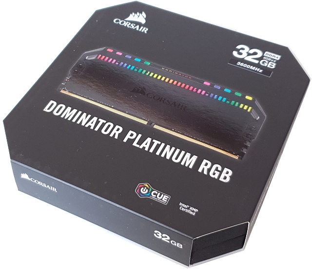 Corsair Dominator Platinum RGB DDR4-3600 (32 GB) v testu