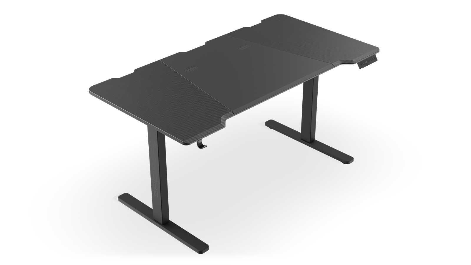 SPC Gear GD700E: herní stůl s nastavitelnou výškou a místem pro dva raketoplány